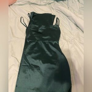 Long Emerald Green Windsor Dress